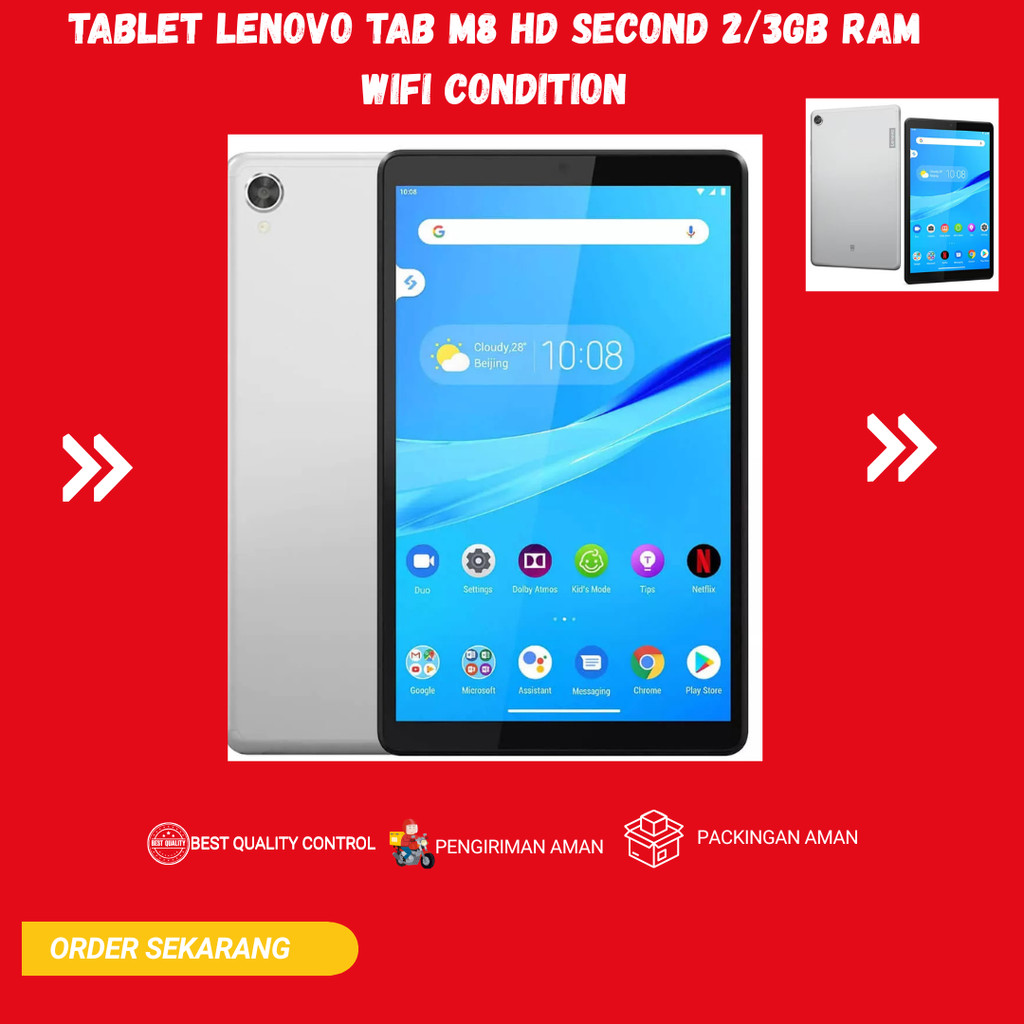 Tablet Lenovo Tab M8 HD Second 2/3GB Ram Wifi Condition