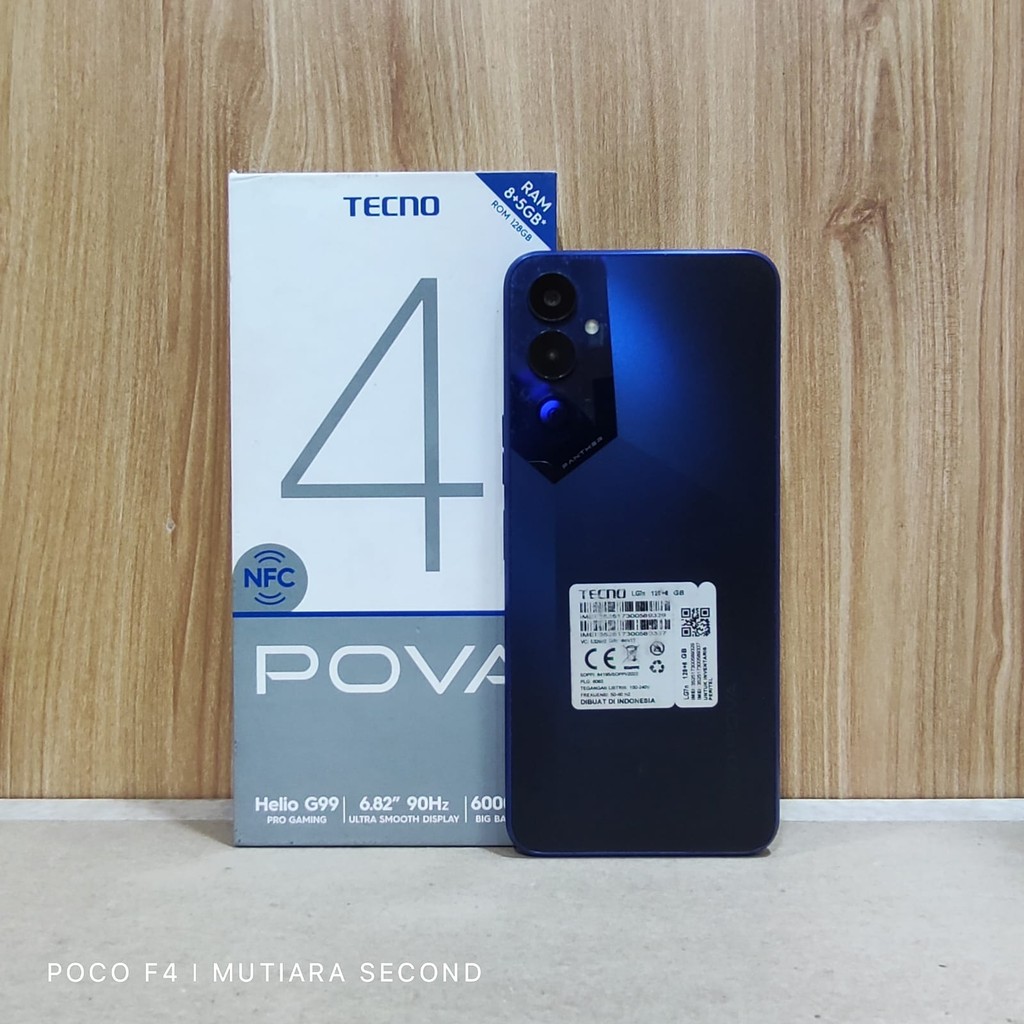 Tecno Pova 4 Ram 8GB Rom 128GB Second Resmi