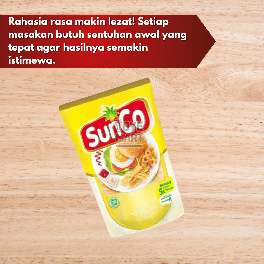 

SUNCO MINYAK GORENG SAWIT/REFILL 1 Liter 2 Liter