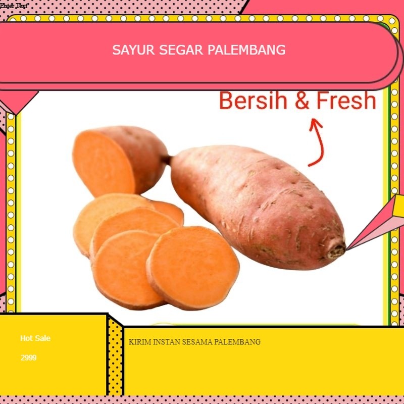 

Ubi Orange - Toko Sayur Segar Diamond Palembang