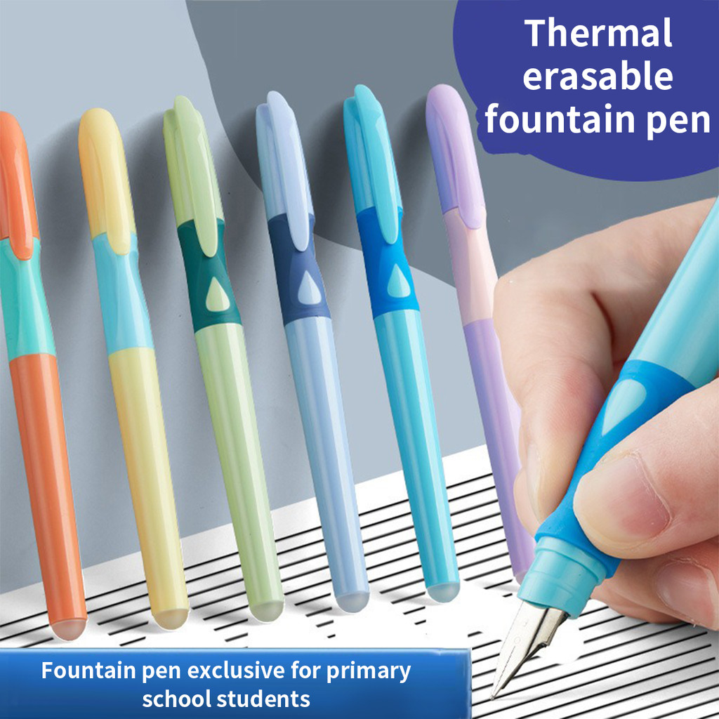 

Kawaii Stance Pen Soft Grip, Erasable Replaceable Ink ildren's Writing Posture Training Pen S ool Student Stationery Supplies