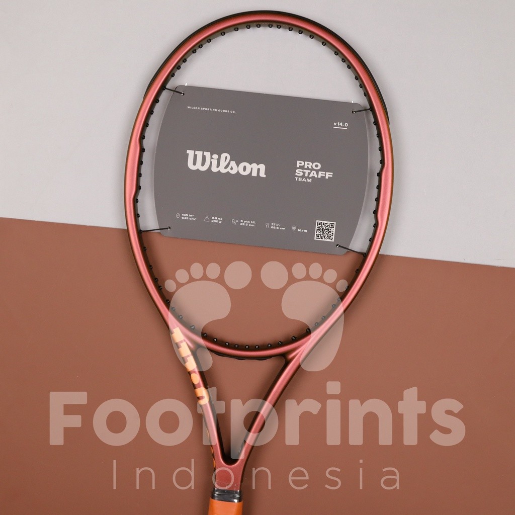 Raket Tenis Wilson Pro Staff Team v14 Tennis Racket 100 sq in 280 gr
