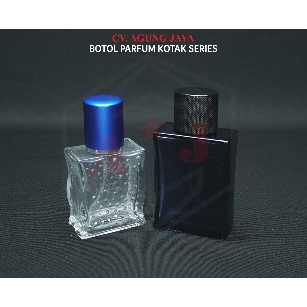 Botol Parfum/Botol Minyak Wangi/Botol Kaca Kotak/50 Ml/60 Ml/Yk