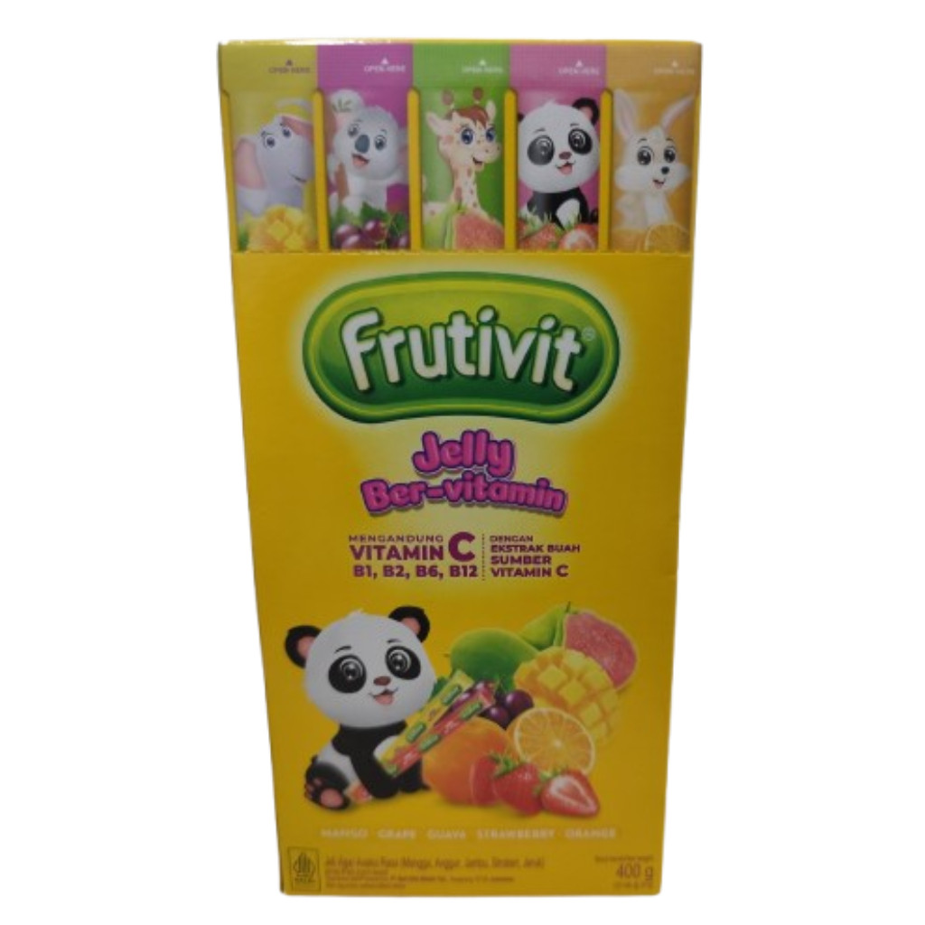 

Frutivit Jelly Ber-vitamin 400gr @20 stik #RIZKYGROSIR# MAYORA