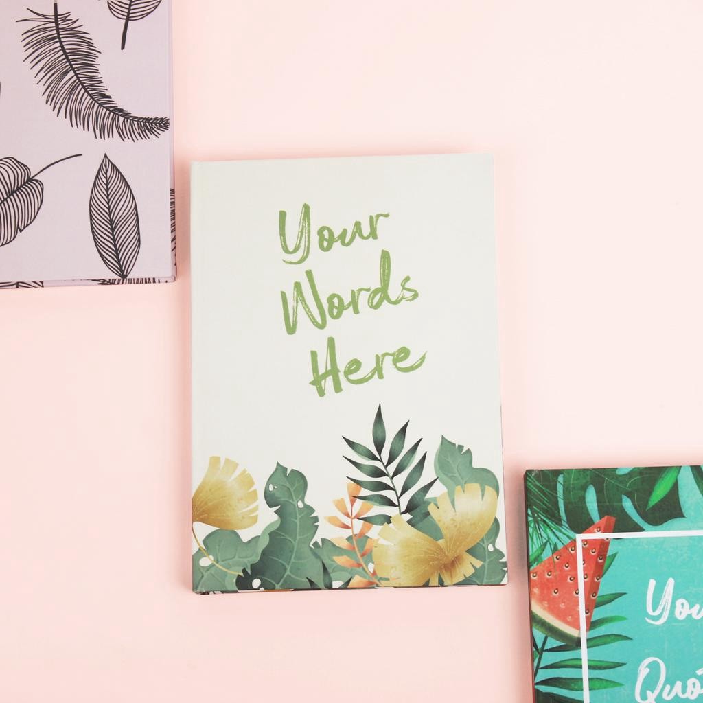 

Simple Notebook Custom #Tropical - Planner Dot Grid