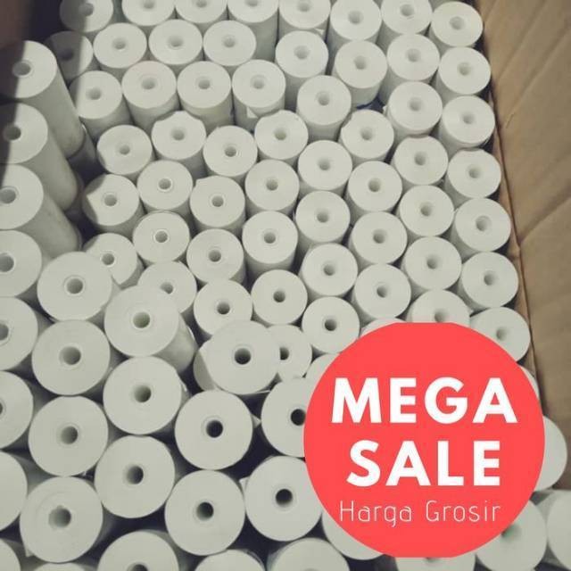 

Kertas Thermal Hausjo 57x30mm Coreless Isi 100 Roll