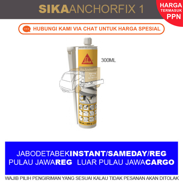 Chemical Anchor Sika AnchorFix 1 / lem beton / lem angkur