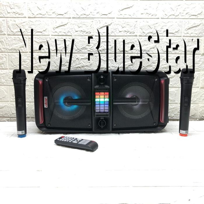 Speaker Portable Amplifier Wireless Asatron HT 8885 UKM 8 inch Origina - dat 650