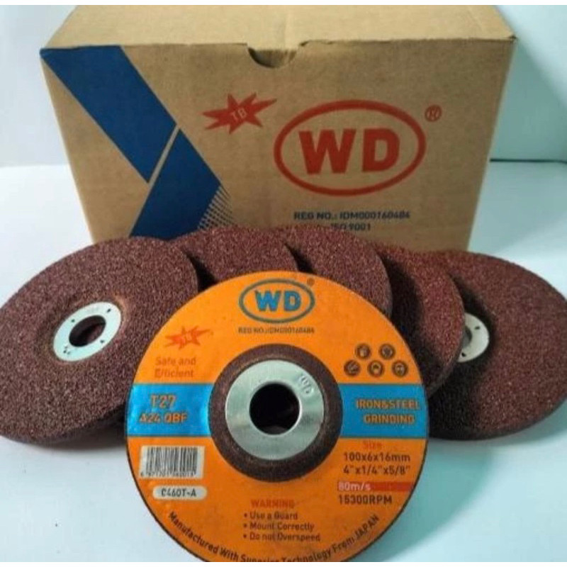 WD batu gurinda poles 4 X 6 / batu poles WD tebal