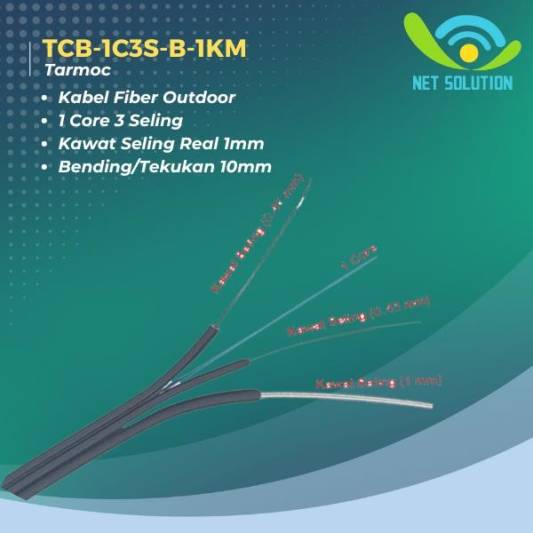 Kabel Dropcore FO 1 CORE 3 SELING 1000m/Cae FO Drop Core SM 1 Core