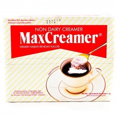 

Max Creamer Non-Dairy Kimer Kopi/Kemasan 50sachet