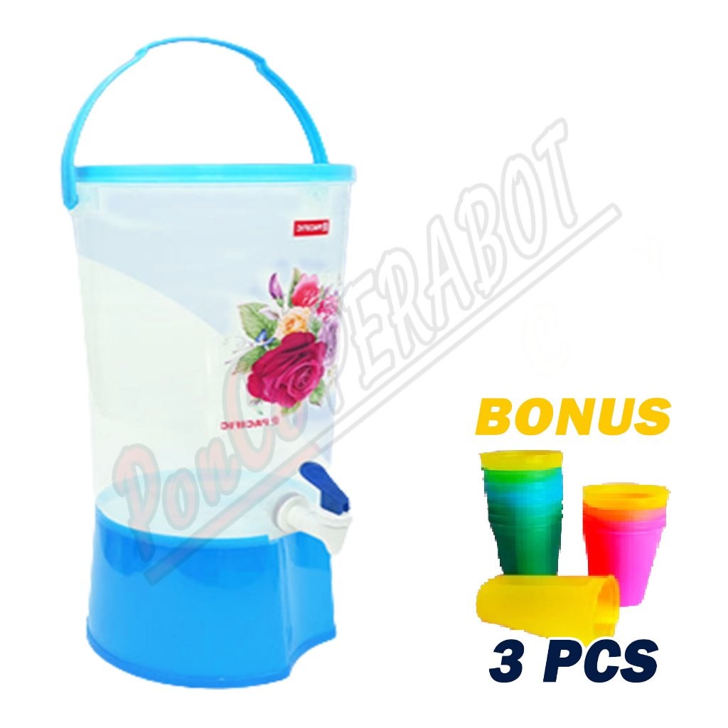 Dispenser Air 12 Liter/Tempat Minum/Tempat air + Kran