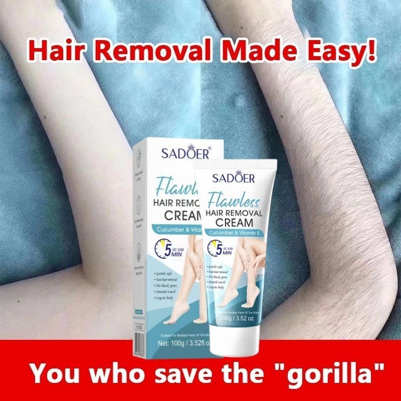 SADOER painless hair removal cream underarm hair removal cream mild delay hair growth body care crea