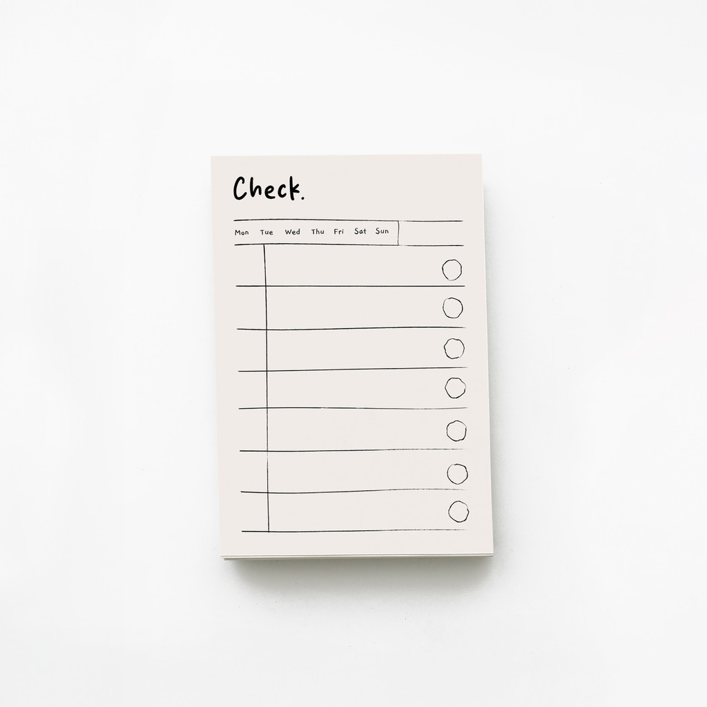 

bukuqu Memo A7 #Check - Memopad note paper