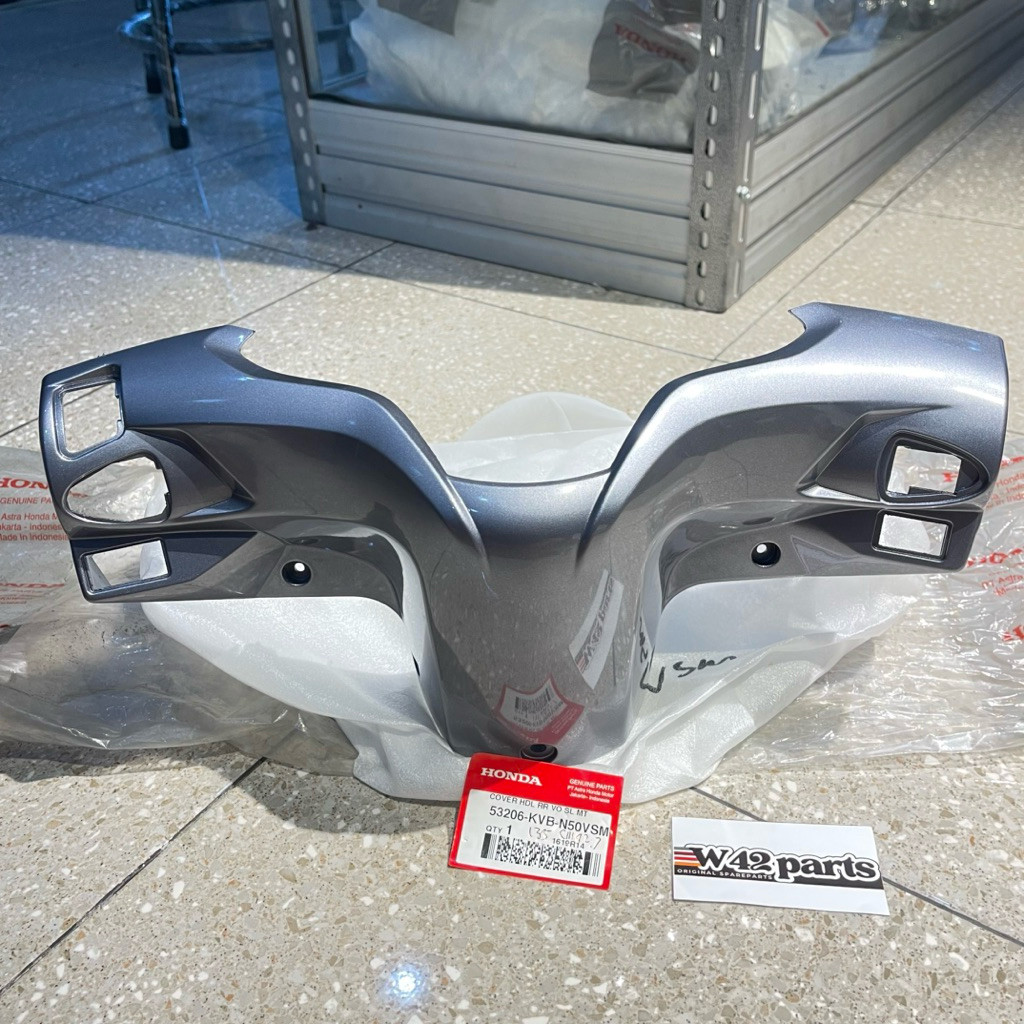 BATOK KEPALA BELAKANG SPEEDOMETER VARIO TECHNO 110 KARBU SILVER ORIGINAL AHM 53206 KVB N50VSM