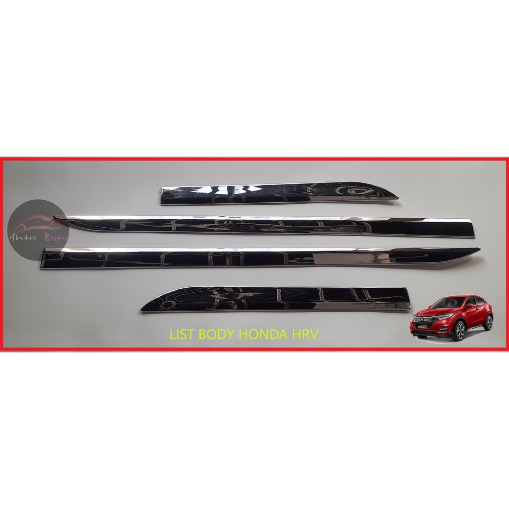 Lis | List body mobil Honda HRV - LIST CHROME MOBIL - LIST BORY CHROME MOBIL HRV - VARIASI HRV