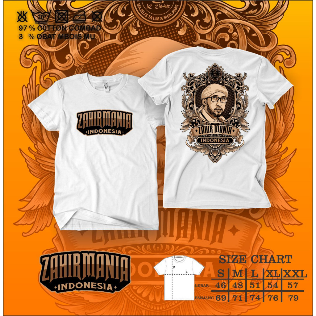 KAOS MAFIA SHOLAWAT AZ ZAHIR HABIB ALI ZAINAL ABIDIN ASSEGAF / Baju Santri Majelis Talim Zahir Mania