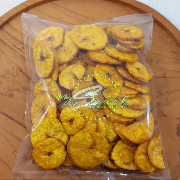 

KERIPIK KRIPIK PISANG ASIN MANIS 500GR Alami Cemilan Makanan Camilan Crispy Food Manis - pisang manis