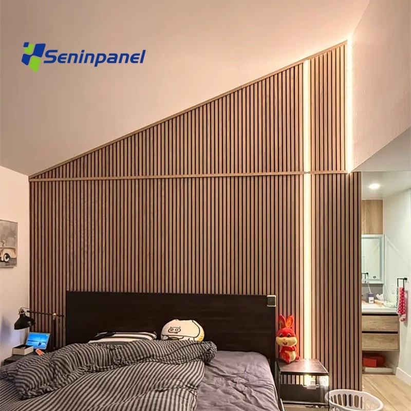 Acoustic Wall Panel Acoustic Wooden Wall Slat Soundproof Wall Panels Polyester Acoustic Panel Akupan
