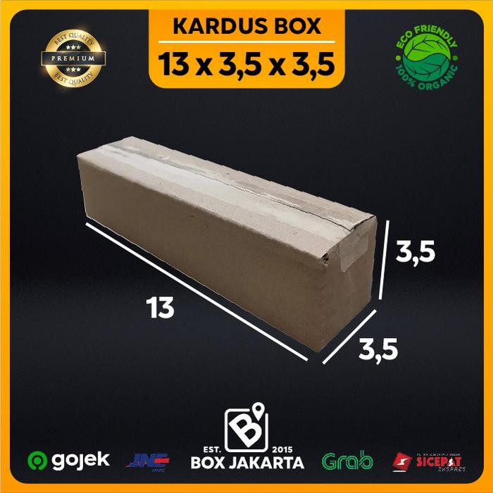 

KARDUS BOX uk 13x3,5x3,5 CM Kotak Packaging Corrugated SHEET POLOS