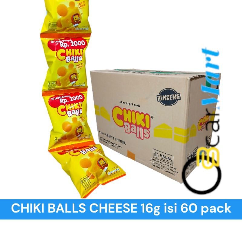 

Chiki Balls 1 Dus Isi 60 Keju Crafty Cheese Renyah Gurih