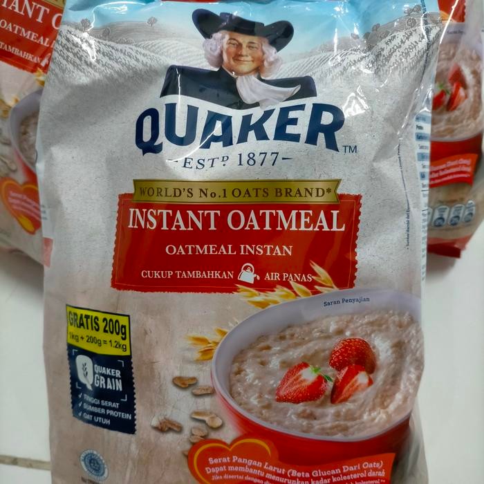 

quaker oatmeal 1200 gram Terlaris