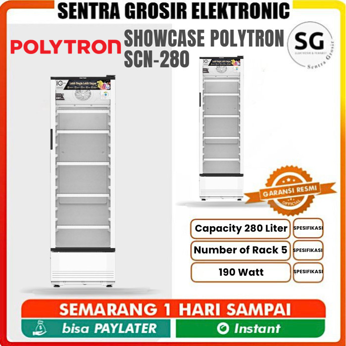Showcase Polytron 5 Rak 280Liter SCN-280 / SCN280