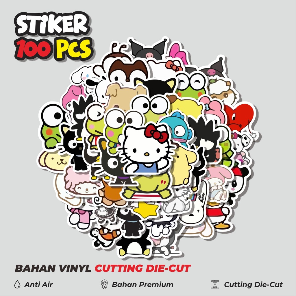 

Terbaru! 50 pcs Stiker Kartun Random Dekorasi Lucu Kreatif untuk Notebook, Skateboard, HP
