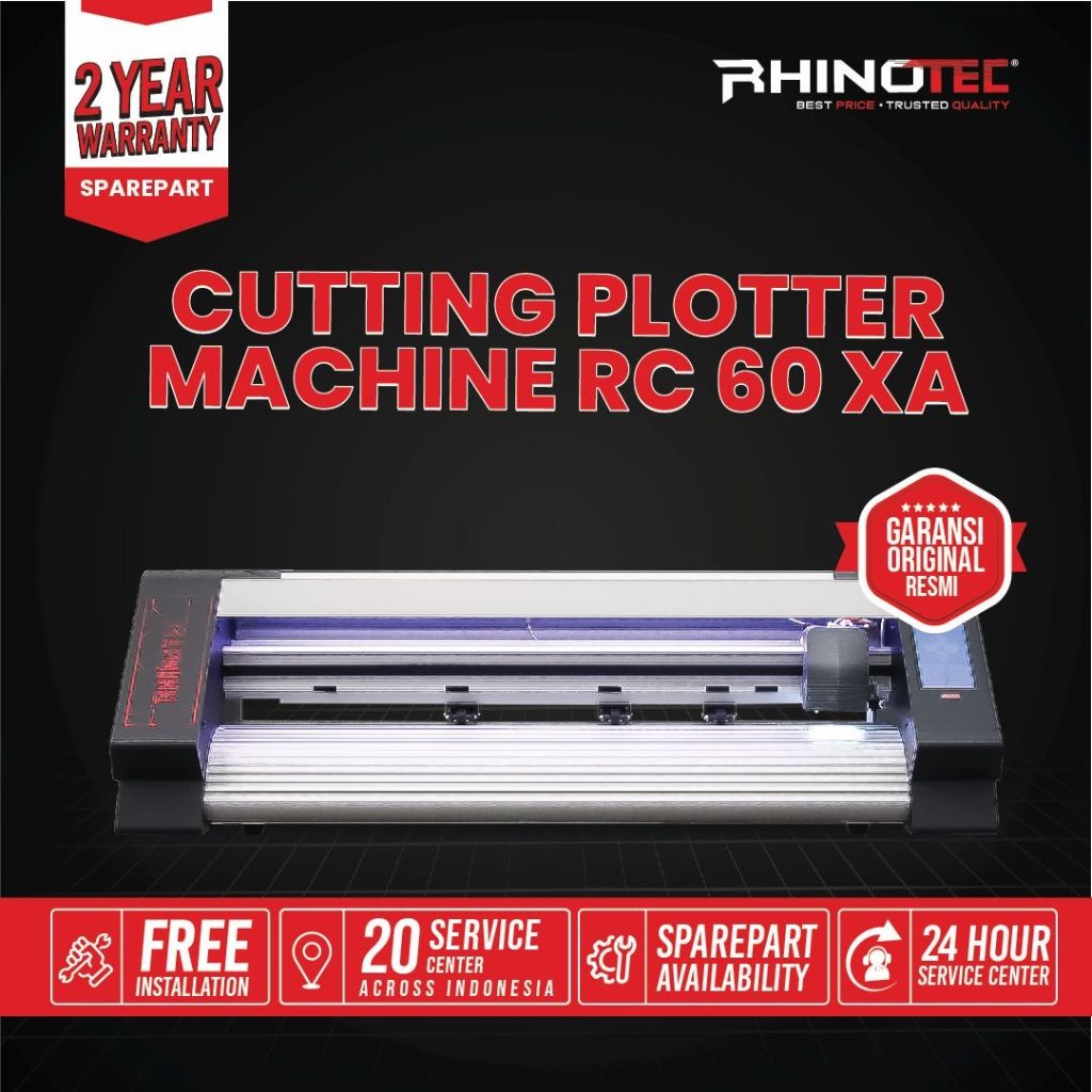 

RHINOTEC CUTTING PLOTTER MACHINE - RC60XA AUTO COUNTOUR