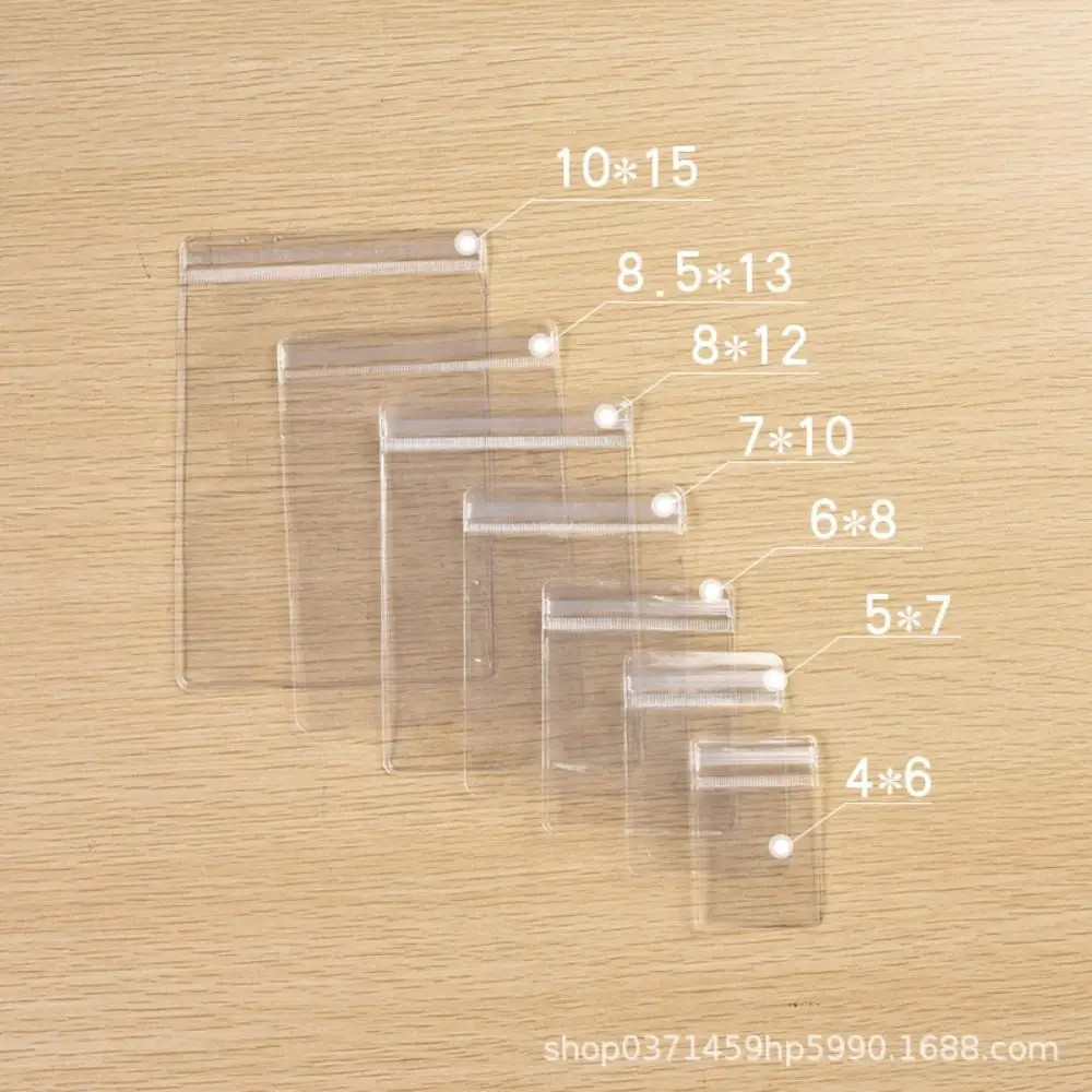 

200pcs OPP Dustproof PVC Self Sealing Plastic Jewelry Zip Lock Bags Reclosable Thick Transparent Ziplock Gift Packaging Pouches