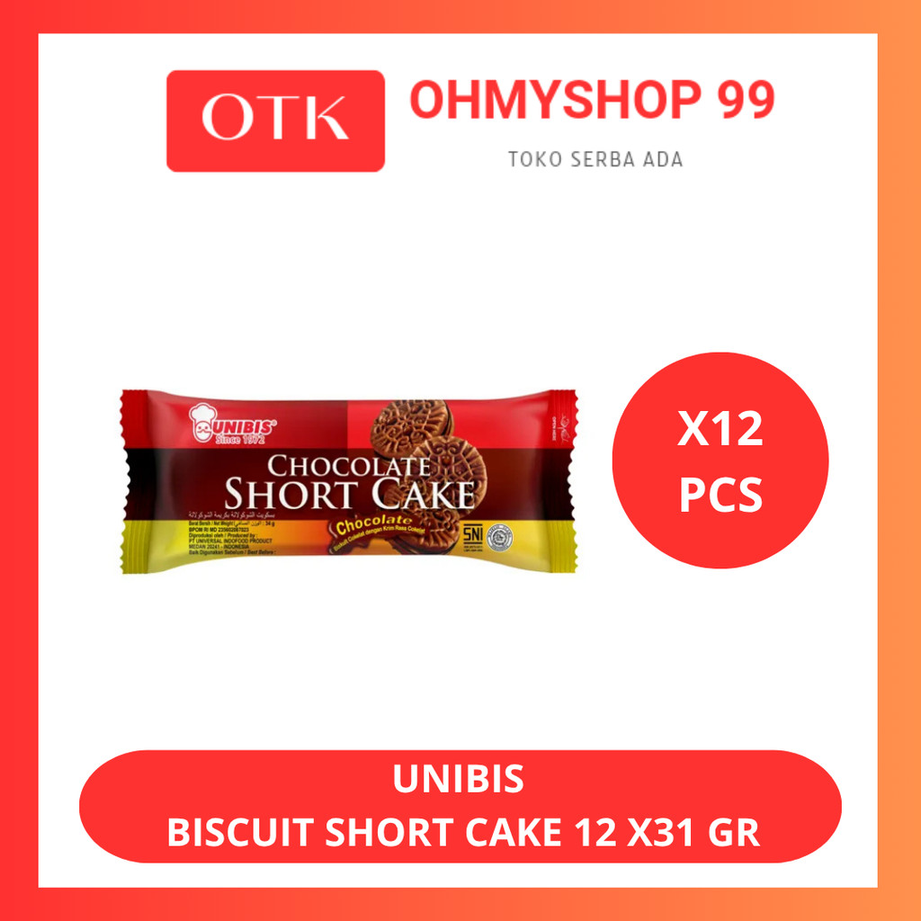 

UNIBIS Biskuit Short Cake 12x31gr