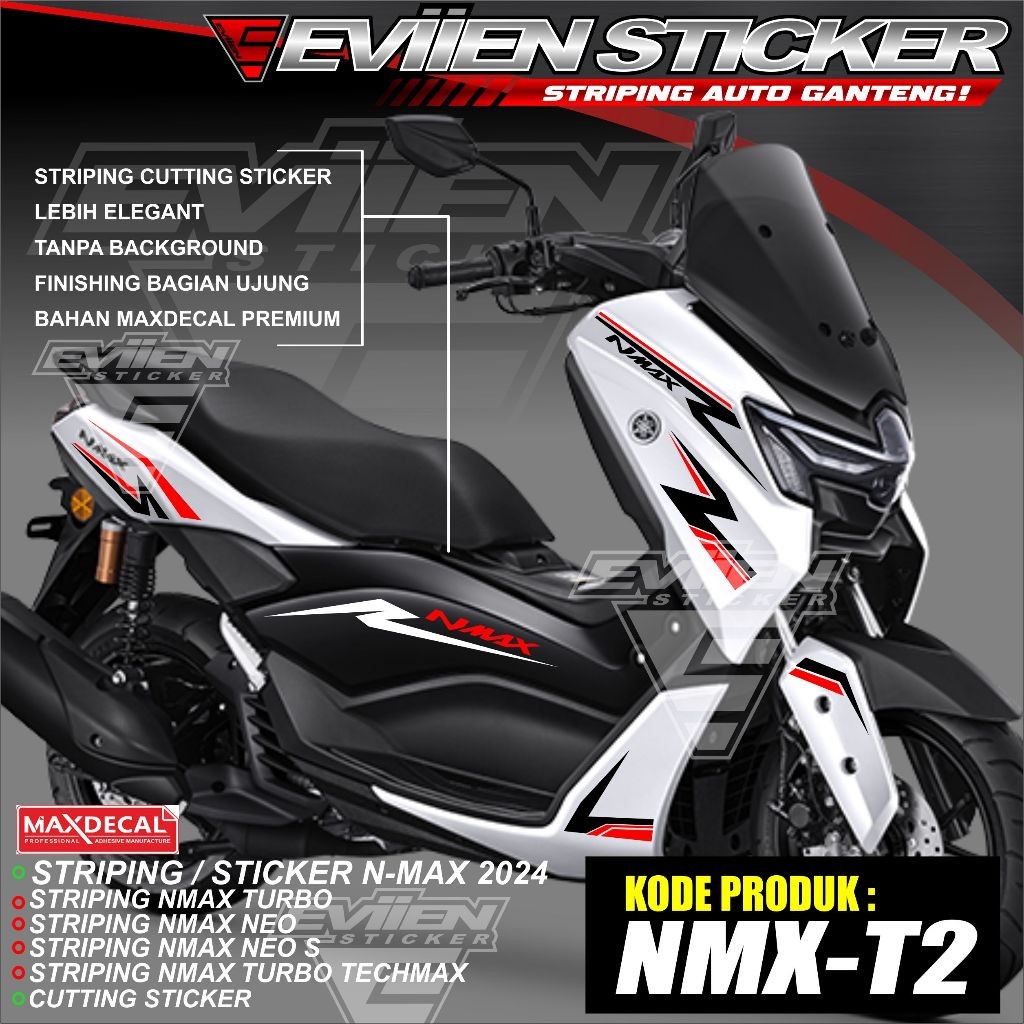 Sticker Motor Stiker All New Yamaha NMAX Full Body Old / New - ( Tahun 2018 2019 2020 2021 2022 2023