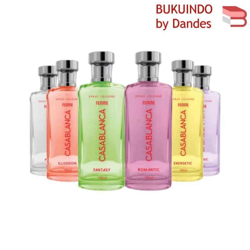 Casablanca Spray Cologne 100ml Parfum Botol Kaca