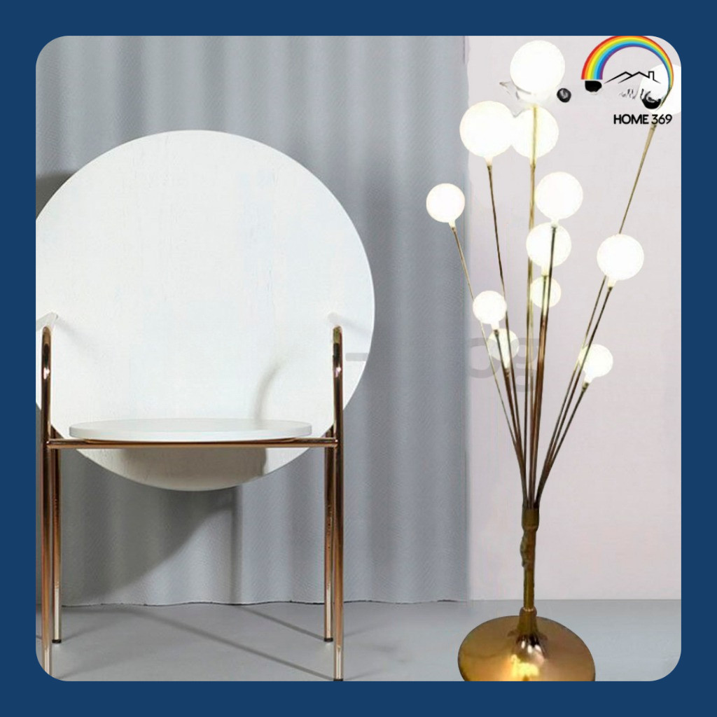 Cod Lampu Standing Bola Cabang 11 Untuk Hiasan Dekorasi - Lampu Wedding Mewah & Pelaminan - Import