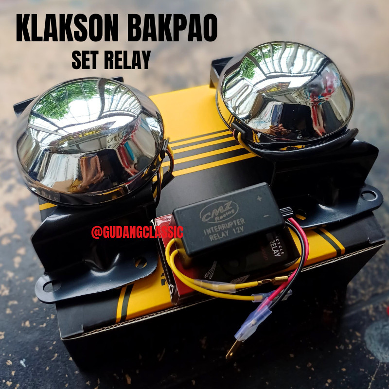 KLAKSON BEL BELL GL100 GL 100  BAKPO BAKPOU IMPORT SUARA TOT MIRIP ORIGINAL PROUDHORN HELIBARS