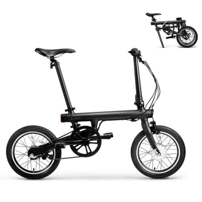 Sepeda Listrik Lipat Smart Bike Xiaomi QyCicle EF1 - Hitam