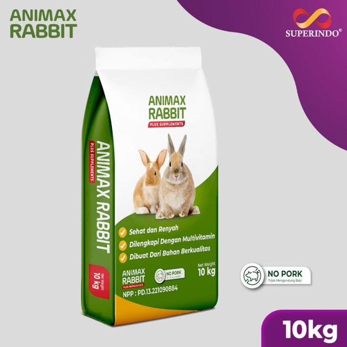 ANIMAX PLUS RABBIT FOOD 10KG - Makanan Kelinci Animax Plus Rabbit Food 10kg