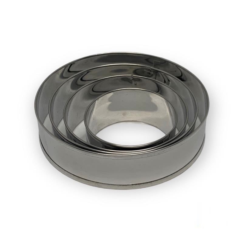 Ring burger cutter bulat Ukuran 6 8 10 12 cm bahan stainless steel