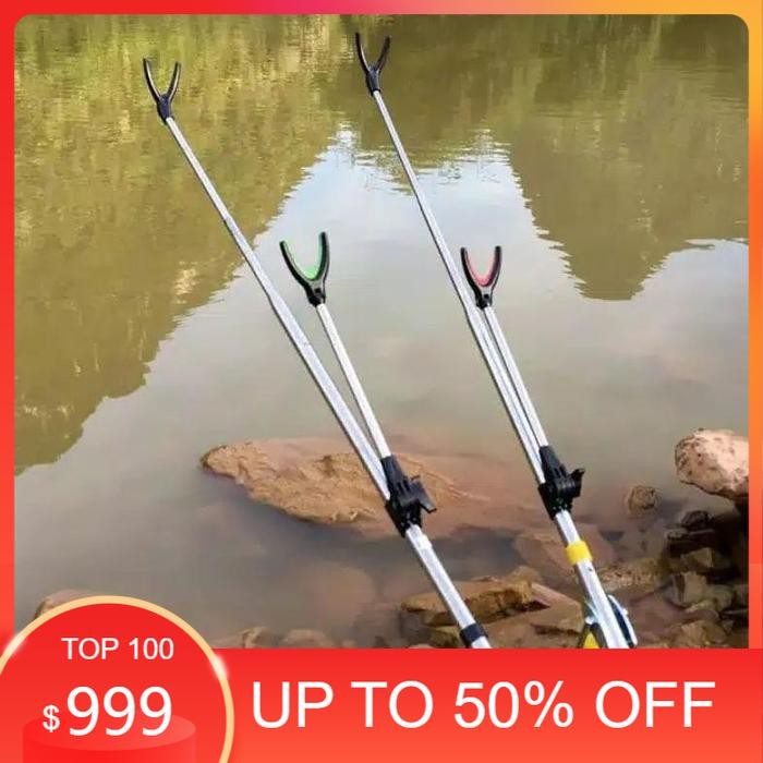 Jagrak tegek / jagrak pancing multifingsi / bracket pancing - Stainless, 1.7 meter AF6