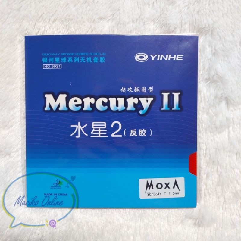 Karet Pingpong Yinhe Mercury II tipis Yinhe Mercury 2 tipis Mercury2CO