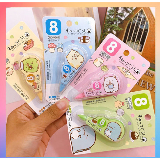 

SID Correction Tape Karakter 3.6M 8M/ Tipe-X Roll Kertas Mini / Penghapus Pena Perlengkapan Sekolah Lucu