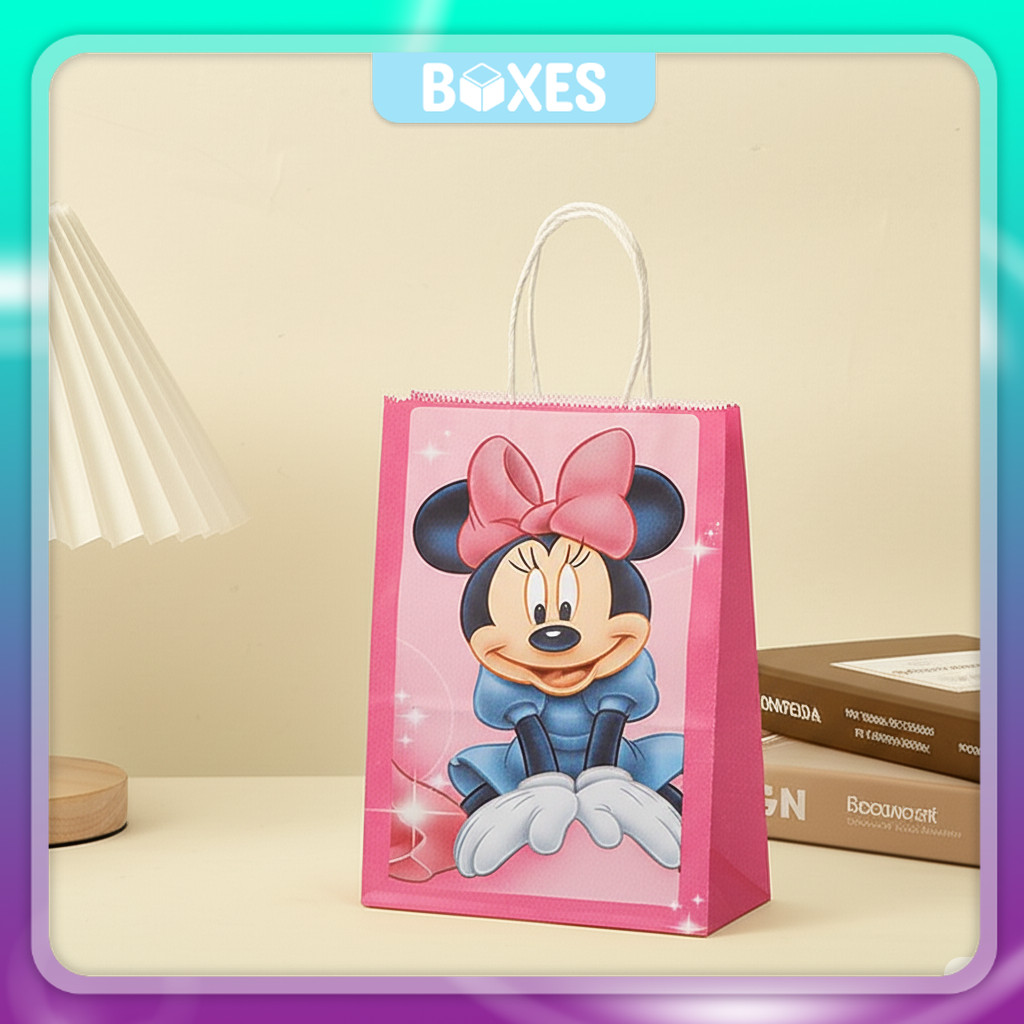 

Paper Bag Motif / Goodie bag Anak Motif Karakter / Goodie bag Ulang Tahun Anak / Paper Bag Souvenir Ulang Tahun Anak / Paper Bag Kraft Motif Mickey | AK02M3