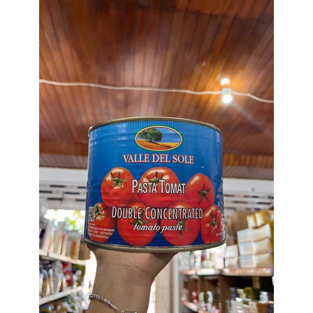 

Tomato Paste Valle Del Sole / Pasta Tomat Valle Del Sole - 2200 Gram