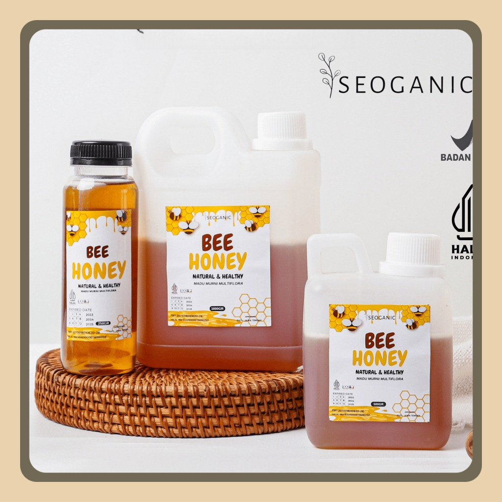 

Bee Honey - Madu Multiflora Asli Original 1kg HALAL & DINKES