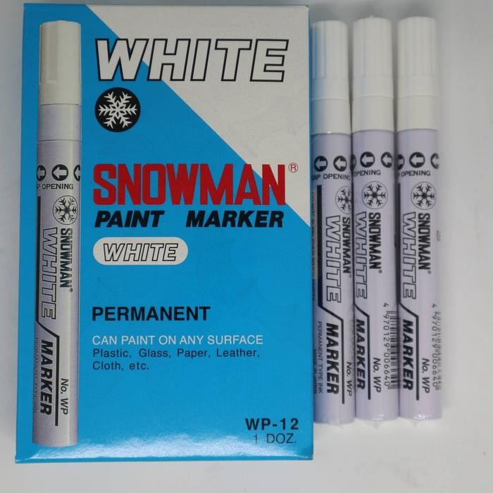 

TERLARIS! Paint Marker Snowman - silver, Fine