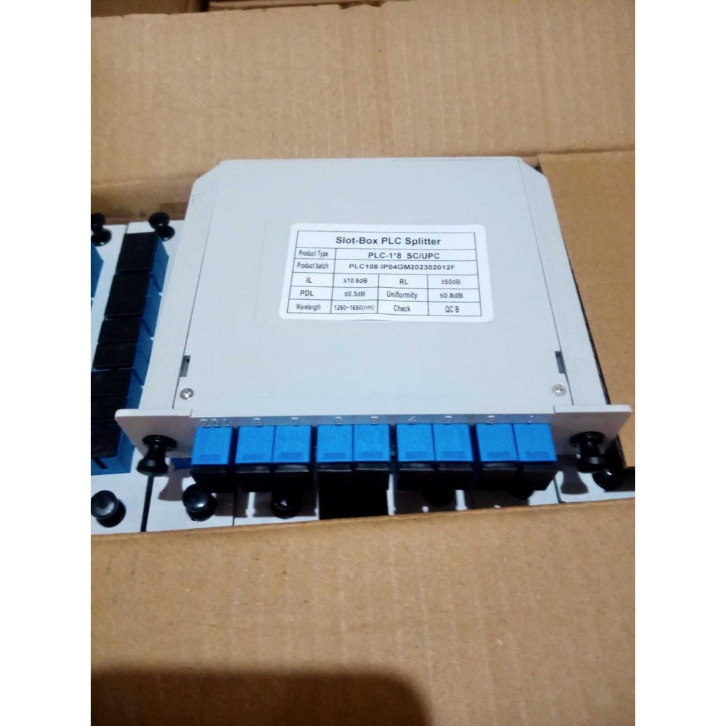 BOX SPLITER 1:8 FIBER OPTIC