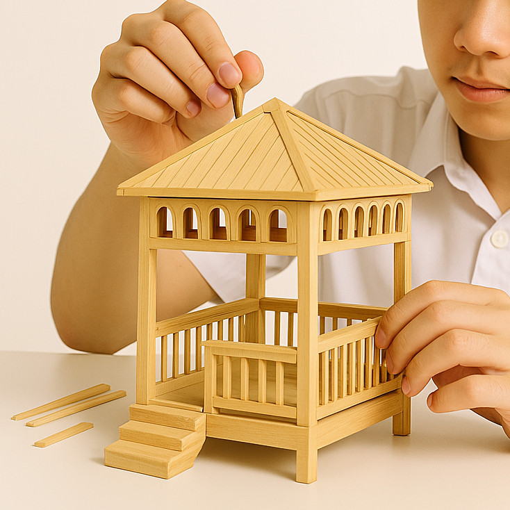 Maket Gazebo Maket rumah miniatur gazeboCO
