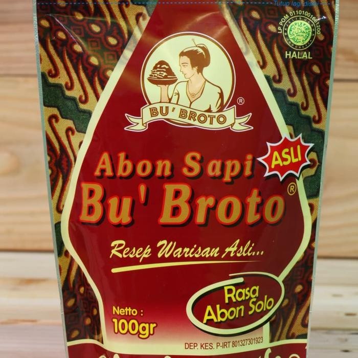 

Abon Sapi Bu Broto rasa solo 100 gr
