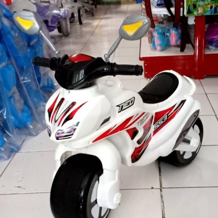 Mainan Anak Motor Motoran Balap SHP NEO-553 - Putih