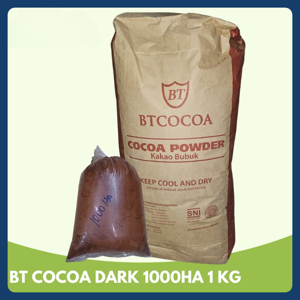 

BT COCOA / JAVA 1000HA Coklat bubuk dark 1000 HA 1 KG